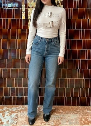 Top blanc ajusté avec sangles boucles Taille S, brand: Studio Celeste, condition: Very good, size: S / 36 / 8, €29.90, €32.10 includes Buyer Protection Pro