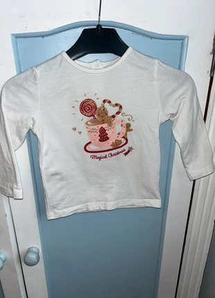 🧁 Tee-shirt Noël mixte Bébé Gémo – Magical Christmas, brand: Gémo, condizioni: Ottime, taglia: 18-24 mesi / 86 cm, €3.00, €3.85 include la Protezione acquisti