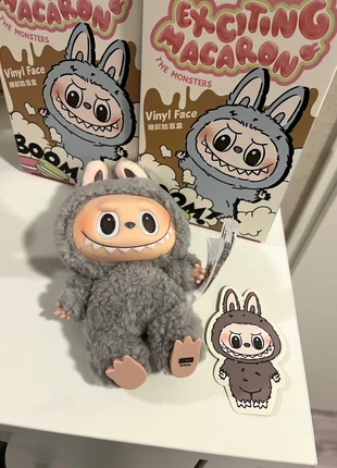 Popmart - Labubu Grey Macaron original, merk: POPMART, staat: Nieuw met prijskaartje, maat: Prematuur, tot 44 cm, € 20,00, € 21,70 inclusief Kopersbescherming