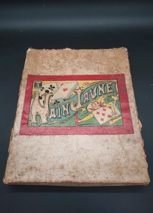 Nain Jaune ancien société Française J.J. Paris années 20 – Plateau Art Déco – Jetons bois, brand: société Française JJ paris, condition: Good, €40.00, €42.70 includes Buyer Protection