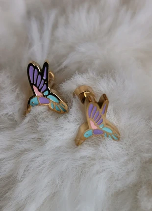 Colibri boucles d'oreilles à vis en acier inoxydable. Ne ternit pas, état: Neuf avec étiquette, 10,00 €, 11,20 € Protection acheteurs incluse