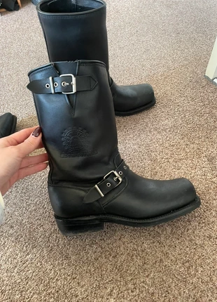 Sancho Biker Boots bout carré, marque: Sancho, état: Très bon état, taille: 38, 190,00 €, 200,20 € Protection acheteurs incluse