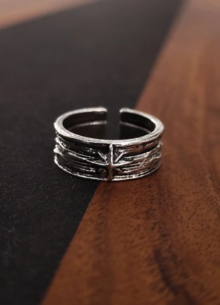 Bague Soleil Gothique Ajustable Y2K Vintage Dressing Streetwear Jewelry Men Homme Goth, brand: CHROME, condition: Very good, size: Adjustable, €7.50, €8.58 includes Buyer Protection