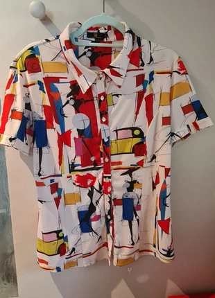 Chemisette coloré, marque: Etoile Du Monde, état: Bon état, taille: L / 40 / 12, 10,00 €, 11,20 € Protection acheteurs incluse