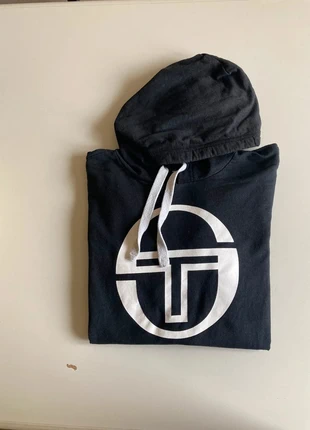 Sweat capuche noir logo Sergio Tacchini taille S bon état, marque: Sergio Tacchini, état: Bon état, taille: S, 15,00 €, 16,45 € Protection acheteurs incluse
