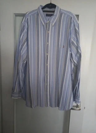 Grote maten overhemd Polo Ralph Lauren, merk: Polo Ralph Lauren, staat: Nieuw zonder prijskaartje, maat: 4XL, € 70,00, € 74,20 inclusief Kopersbescherming