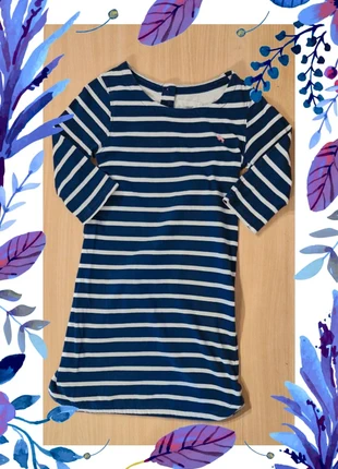 Robe rayée bleu marine et blanc H&M 8 ans, marca: H&M, estado: Muito bom, tamanho: 8 anos / 128 cm, €4.90, €5.85 inclui Proteção do Comprador