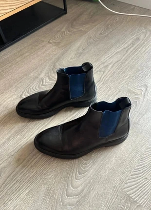 Bottines San Marina noir et bleu - taille 43, marque: San Marina, état: Très bon état, taille: 43, 34,99 €, 37,44 € Protection acheteurs incluse