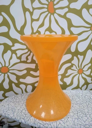 Tabouret style TAMTAM orange vintage, marque: Vintage Dressing, état: Très bon état, 25,00 €, 26,95 € Protection acheteurs incluse