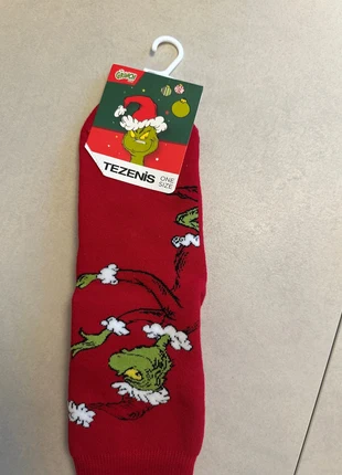 Calzino corto antiscivolo Tezenis Grinch, brand: Tezenis, condizioni: Nuovo con cartellino, taglia: Taglia unica, €3.00, €3.85 include la Protezione acquisti