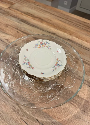 🌸 Sous-tasses Bavaria Porzellan – lot de 5 – vintage & fleuries 🌸, marque: Collection, état: Neuf avec étiquette, 5,50 €, 6,48 € Protection acheteurs incluse