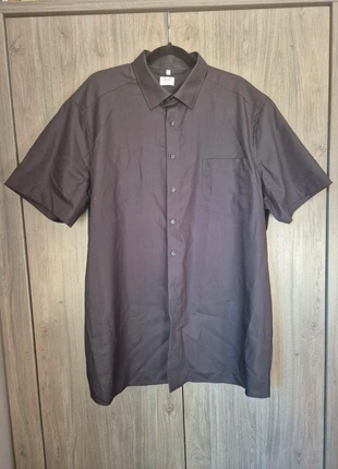 Marvelis - Modern Fit Zwart Overhemd - Korte Mouw - Maat 47 (XXXL / 3XL), marca: Marvelis, estado: Novo com etiquetas, tamanho: XXXL, €10.00, €11.20 inclui Proteção do Comprador