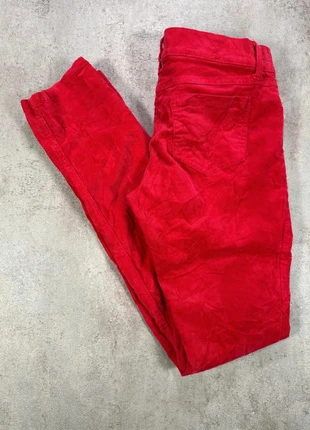 Pantalon En Velours Côtelé / Corduroy so rouge velours cotele coupe droite casual taille 5, brand: Vintage Dressing, condition: Very good, size: M / 38 / 10, €7.00, €8.05 includes Buyer Protection Pro
