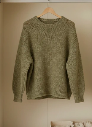 Gros pull oversize kaki, brand: Vintage Dressing, condition: New without tags, size: XL / 42 / 14, €35.00, €37.45 includes Buyer Protection