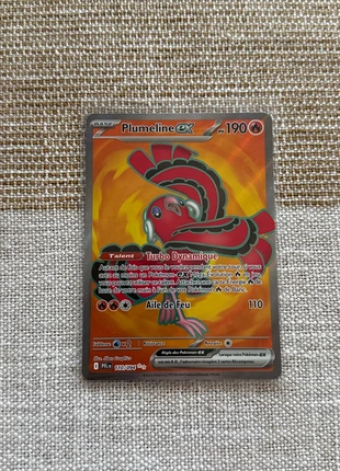 Carte Pokémon Plumeline Ex 110/94 Me02 flammes fantasmagoriques, marke: Pokémon, zustand: Neu, mit Etikett, 4,50 €, 5,43 € inklusive Vinted-Käuferschutz