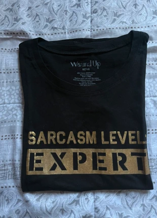 Maglietta ironica nera, marque: Wound Up, état: Très bon état, taille: M / 38 / 10, 2,50 €, 3,33 € Protection acheteurs incluse