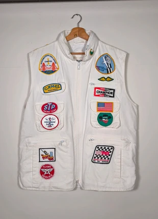 veste sans manche vintage patch aviation army usa 🇺🇲, marque: St. John's Bay, état: Bon état, taille: XL, 89,00 €, 94,15 € Protection acheteurs incluse