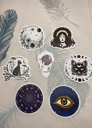 Witchy cat sticker pack, merk: Stickers, staat: Nieuw met prijskaartje, € 1,00, € 1,75 inclusief Kopersbescherming
