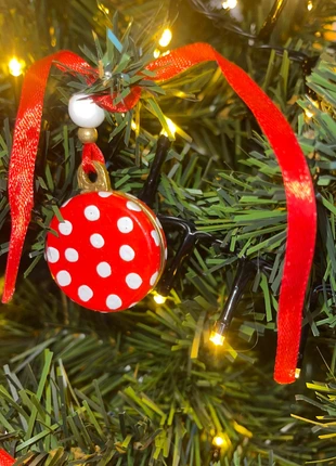 Macaron kersthanger – handgemaakt, merk: Handgemaakt, staat: Nieuw met prijskaartje, € 4,25, € 5,16 inclusief Kopersbescherming