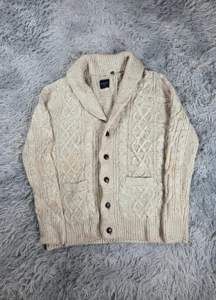Cardigan vintage Industrie shawl collar tricot torsadé S homme style 2000s, brand: Vintage Dressing, condition: Very good, size: S, €40.00, €42.70 includes Buyer Protection Pro