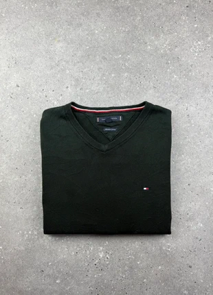 Sweat à col V Tommy Hilfiger taille S homme logo brodé noir, brand: Tommy Hilfiger, condizioni: Ottime, taglia: S, €20.00, €21.70 include la Protezione acquisti