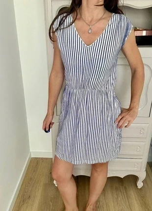 Robe Mamouchka rayée bleu et blanc – Taille 38, marca: Mamouchka, estado: Muito bom, tamanho: M / 38 / 10, €18.00, €19.60 inclui Proteção do Comprador