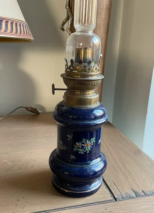 Lampe à pétrole ancienne + verre, zustand: Sehr gut, 65,00 €, 68,95 € inklusive Vinted-Käuferschutz