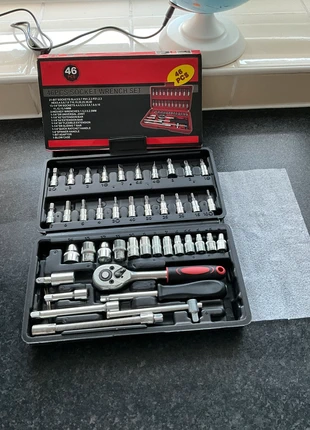 46pcs sockets wrench set, condition: New with tags, £12.00, £13.30 includes Buyer Protection