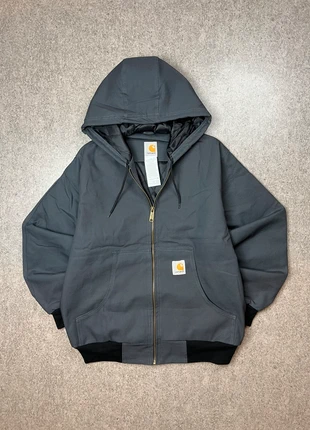 Carhartt Veste Grise – Taille S – Coupe confortable et oversize, merk: Carhartt, staat: Heel goed, maat: S, € 57,90, € 61,50 inclusief Kopersbescherming