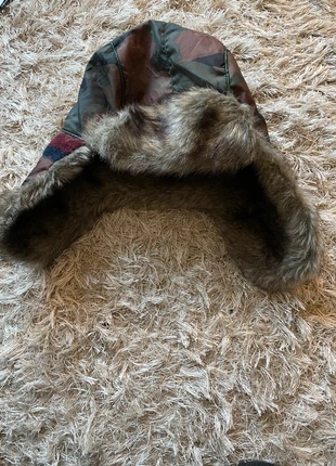 Boys monsoon camouflage print furry trapper hat - 3-6 years, brand: Monsoon, condition: Very good, size: 3-5 years, 21 inches, £3.00, £3.54 includes Buyer Protection