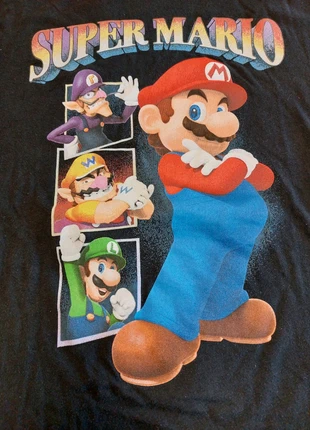 Tee-shirt imprimé Super Mario,très bon état, couleur noir, Taille XL, brand: Vintage Dressing, condition: Very good, size: XL, €5.00, €5.95 includes Buyer Protection