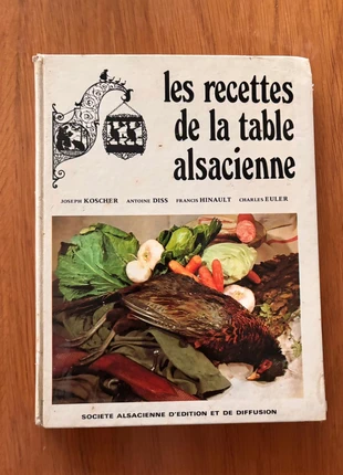 Livre de cuisine : les recettes de la table alsacienne, staat: Goed, € 2,00, € 2,80 inclusief Kopersbescherming