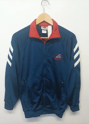 🎯 Vintage Adidas Track Jacket Navy Blue, merk: adidas, staat: Heel goed, maat: M, € 29,90, € 32,10 inclusief Kopersbescherming