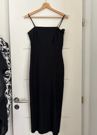 Robe longue noire fendue Zara taille S, marque: Zara, état: Neuf sans étiquette, taille: S / 36 / 8, 6,00 €, 7,00 € Protection acheteurs incluse