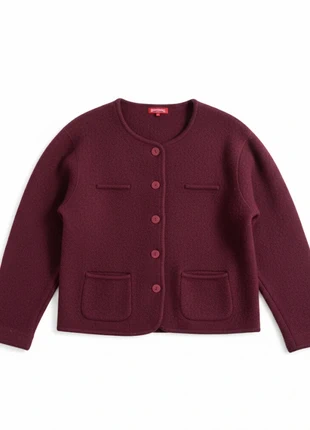 Veste Gilet Green stones 100% Laine Bouillie Bordeaux Chic Taille M, merk: Greenstone, staat: Heel goed, maat: M / 38 / 10, € 20,00, € 21,70 inclusief Kopersbescherming