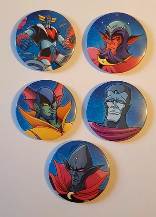 Grendizer 5 fridge Magnets, marque: Goldorak, état: Très bon état, 10,00 €, 11,20 € Protection acheteurs incluse