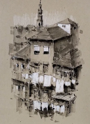 Lindo trabalho a tinta da China e pastel, do prestigiado artista portuense Joaquim Costa., brand: Original do artista portuense Joaquim Costa., condizioni: Nuovo con cartellino, €15.00, €16.45 include la Protezione acquisti