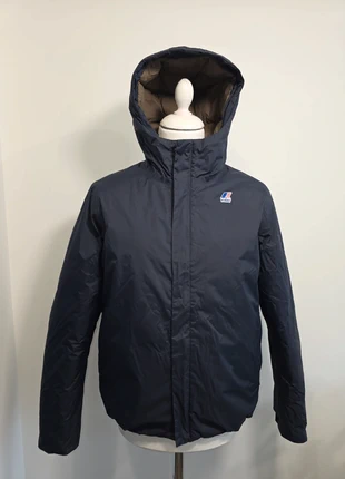 Manteau parka doudoune rembourrage plumes K-way Franck thermo plus bleu foncé taille L mixte 🔥, merk: K-Way, staat: Heel goed, maat: L, € 225,00, € 236,95 inclusief Kopersbescherming Pro