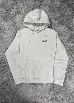 Sweat à capuche Puma gris clair logo brodé minimal streetwear rétro sport L homme, marca: Puma, estado: Muito bom, tamanho: L, €20.00, €21.70 inclui Proteção do Comprador Pro