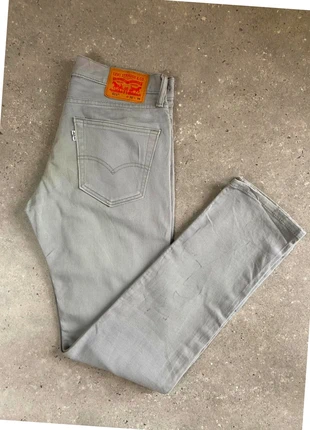 Jean Levi's Homme 511 W32 L34 - XL Gris clair coupe slim patch brodé vintage, brand: Levi's, condizioni: Ottime, taglia: XL, €20.00, €21.70 include la Protezione acquisti