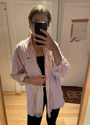 Oversized rood wit gestreepte blouse, brand: River Woods, condizioni: Buone, taglia: XXL, €4.00, €4.90 include la Protezione acquisti