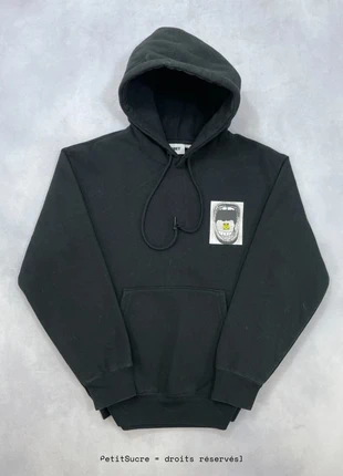 Pull Obey Noir Imprimé cachet coupe Large Hoodie Oversize Sweatshirt - Taille S #1266, brand: Obey, condition: Very good, size: S, €49.00, €52.15 includes Buyer Protection Pro