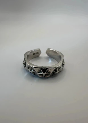 Bague argentée étoile, brand: CHROME, condition: Very good, size: Adjustable, €6.99, €8.04 includes Buyer Protection Pro