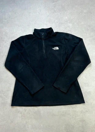 Veste polaire quart zip half zip femme The North Face noire taille L logo brodé 100% polyester, brand: The North Face, condition: Very good, size: L / 40 / 12, €15.00, €16.45 includes Buyer Protection