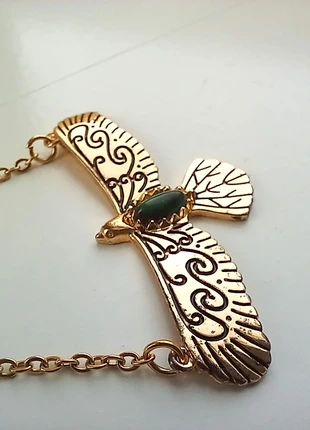 Leuke ketting met roofvogel, staat: Nieuw zonder prijskaartje, € 8,00, € 9,10 inclusief Kopersbescherming