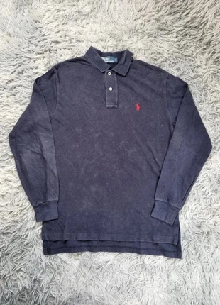 Polo vintage Ralph Lauren Manches Longues Bleu Marine Pony Brodé USA Style 90s, brand: Ralph Lauren, condition: Good, size: S, €16.00, €17.50 includes Buyer Protection Pro