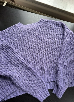 Purple Bershka knit jumper in very good condition, marque: Bershka, état: Très bon état, taille: M / 38 / 10, 4,00 €, 4,90 € Protection acheteurs incluse