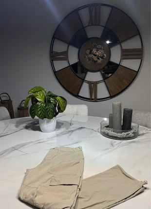 Pantalon Cargo Celio Beige Sable - Bas Ajustables (Style Parachute) - Taille 36, brand: Celio, condition: Very good, size: W27, €8.00, €9.10 includes Buyer Protection