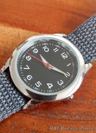 Montre en acier militaire French foreign legion quartz neuve fonctionne, condition: New without tags, size: 30–38 mm, €12.90, €14.25 includes Buyer Protection Pro