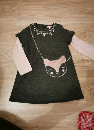 Ensemble robe+t-shirt, marque: Du Pareil au Même, état: Très bon état, taille: 4 ans / 104 cm, 8,00 €, 9,10 € Protection acheteurs incluse